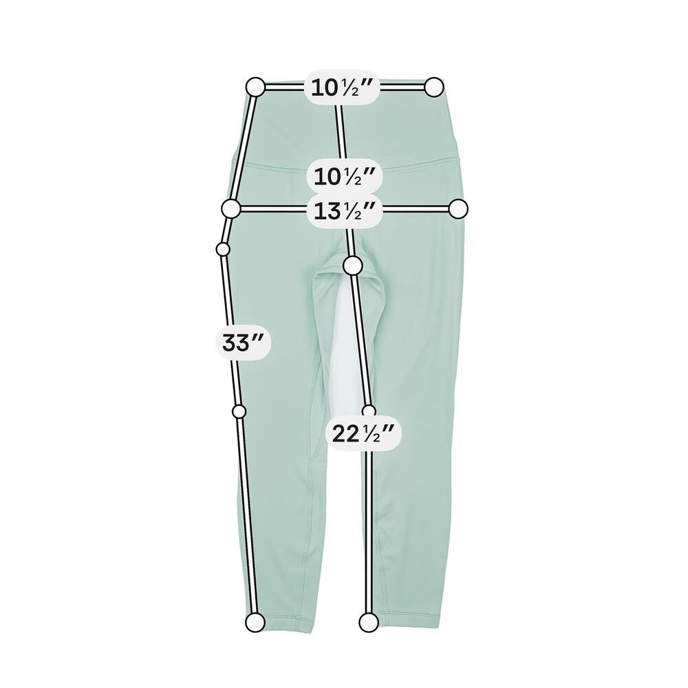 Lululemon Align Pant II 25 Leggings Womens 6 Hazy Jade W5DKZ - Picture 3 of 10
